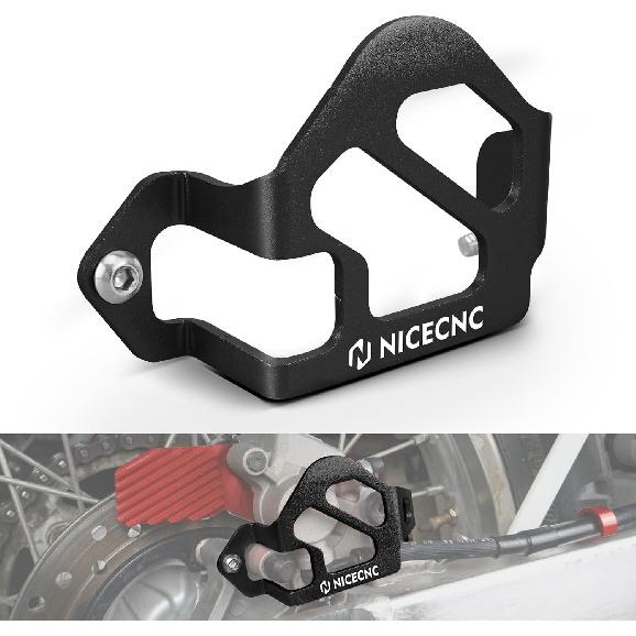 

NICECNC Motorcycle Rear Caliper Guard Cover Protector Aluminum Compatible with Honda XR650L 1993 1994 1995 1996 1997 1998 1999 2000 2001 2002 чёрный