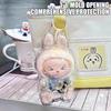 Clear Bag Keychain for LABUBU Plush Doll,Hanging Display Case,Protective Case,Plastic PVC Storage Box Party Gifts