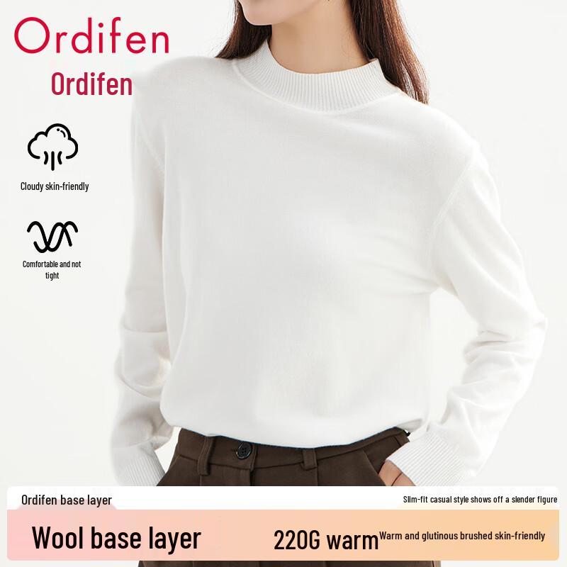 

Audifen Women s Semi-Turtleneck Thermal Base Layer Top One Size