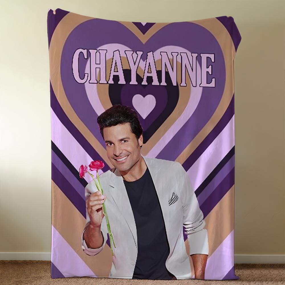 Chayanne Puerto Rican Singer Blanket Throw Super Cosy Plush Living Room Sofa Couch Childish Birthday Gifts
