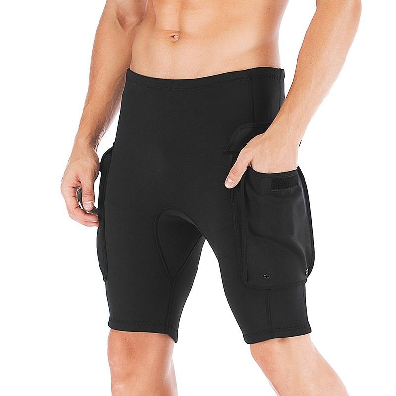 Diving Wetsuit Shorts 3mm Neoprene Warm Sun Protection Men Swimming Surfing Winter Water Sports