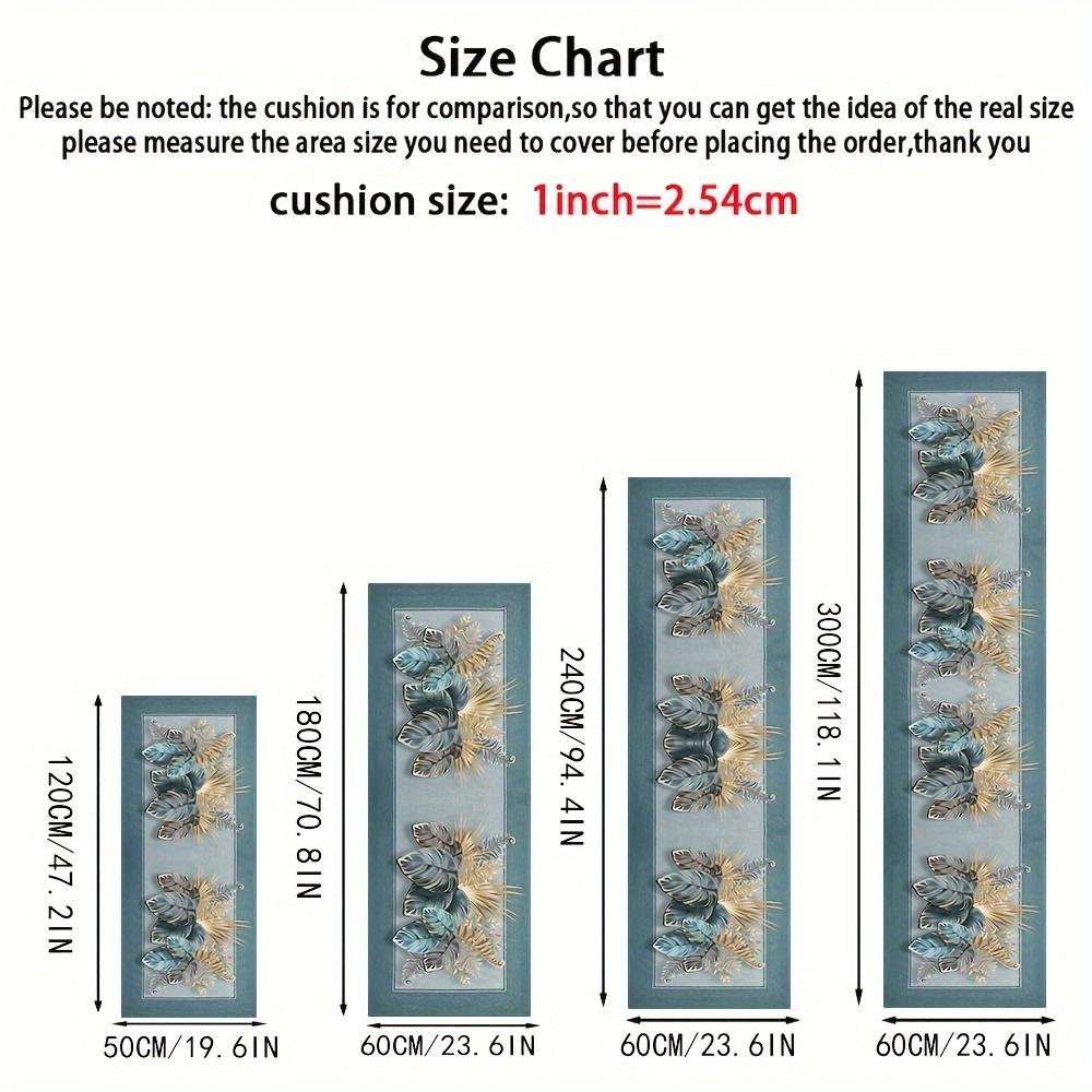 

VIKAMA Exquisite Long Runner Rug Lightweight Hallway Carpet Doormat 2D Welcome Mat Rug For Bedroom Carpet For Live Room Home Dec 50X120CM