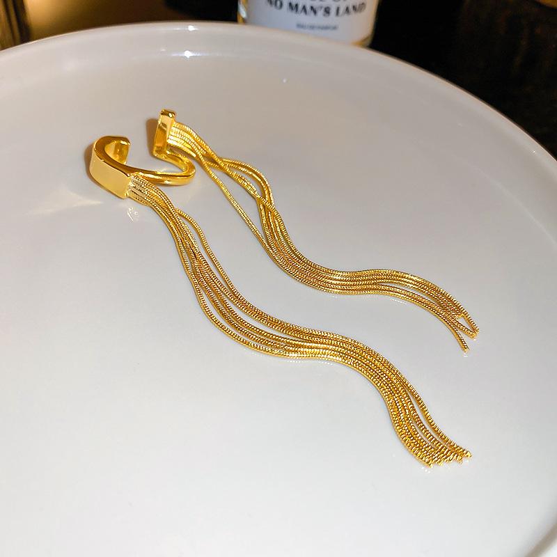 Rhinestone Zircon Ear Cuff Trio: No-Pierce, High-End Cartilage Clips for Women, Cold Temperament Style.