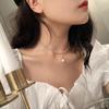 2023 Double-Layer Retro Pearl Necklace for Women - Luxury High-End Design Clavicle Chain