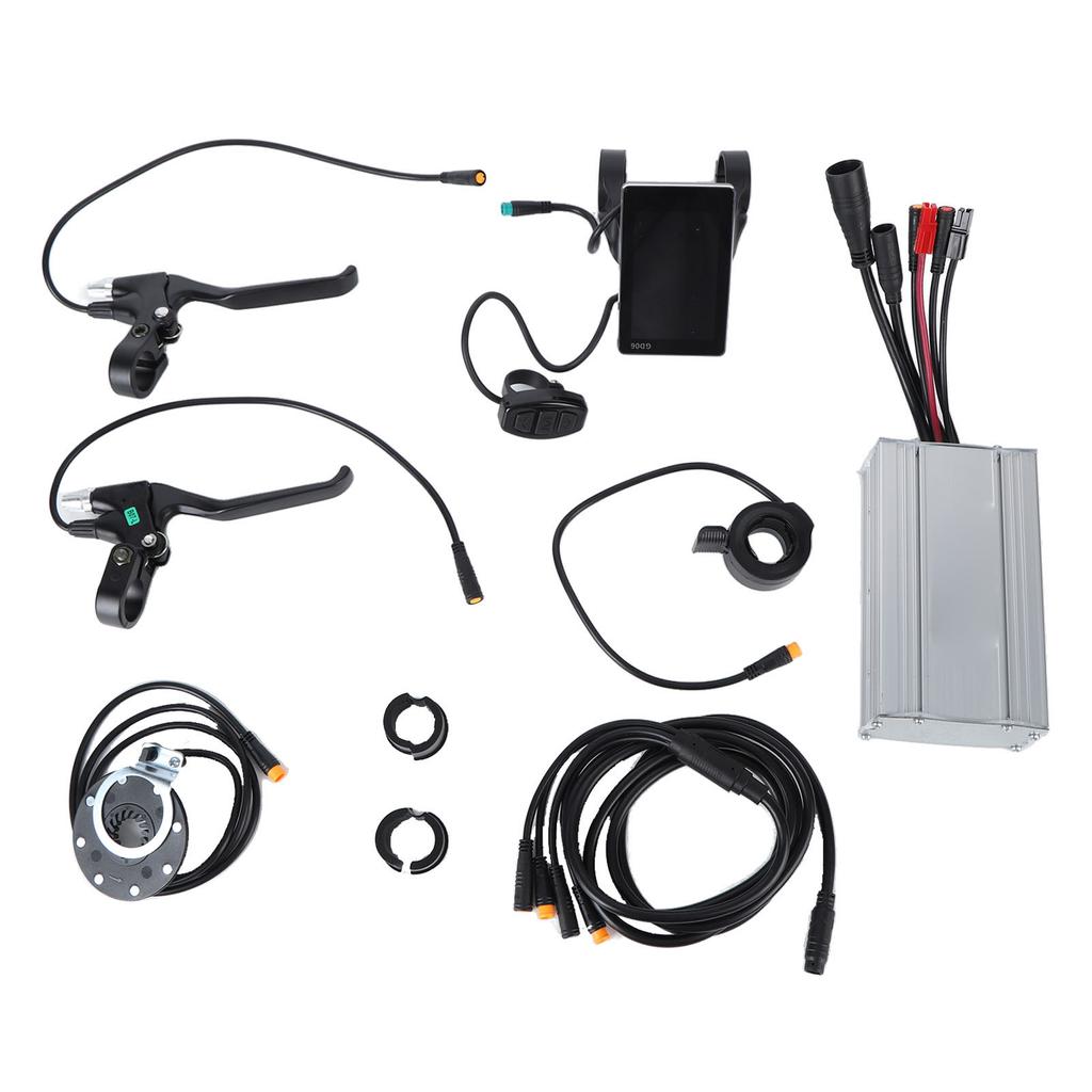 30A Electric Bike Controller Kit Waterproof Bicycle LCD Display Thumb Throttle Power Assist Sensor for 1000W Motor