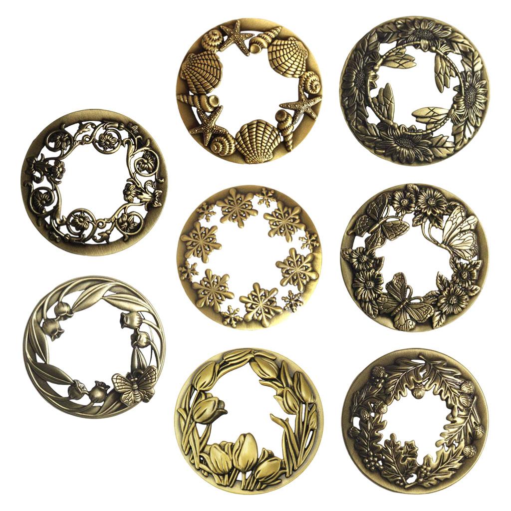 Antique Style Candle Jar Candle Topper Cover Lids Evenly for Home Hotel