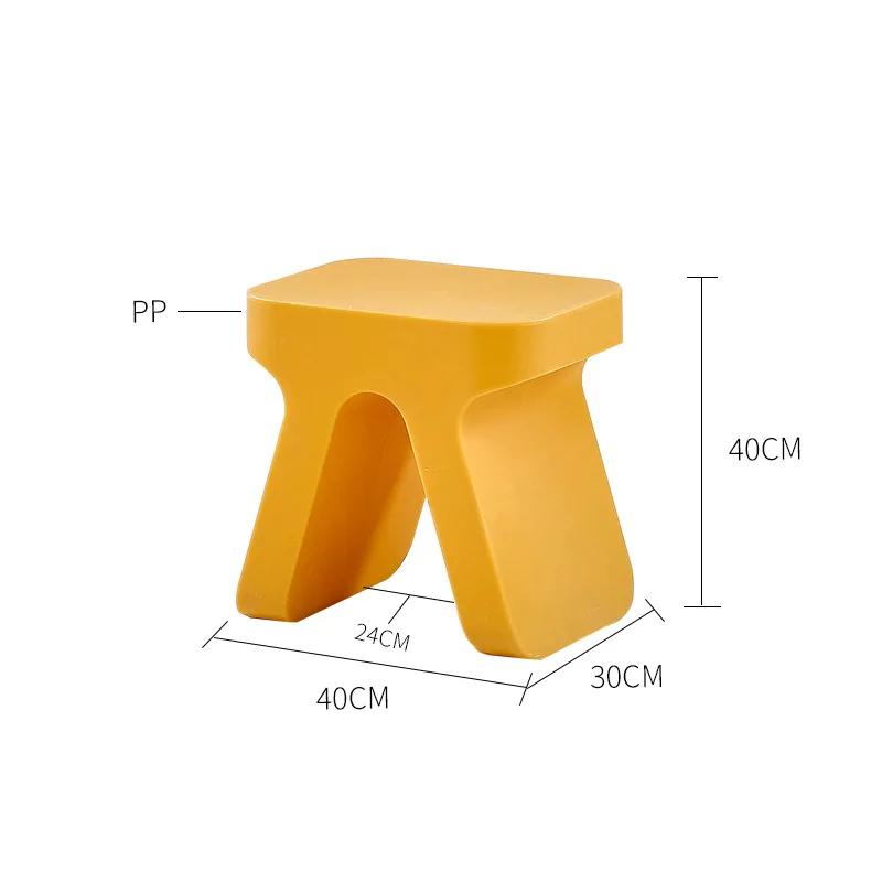 Entry Door Shoe Stool Colourful Plastic Children's Chair Portable Bathroom Outdoor Balcony Waterproof Small Seat Home