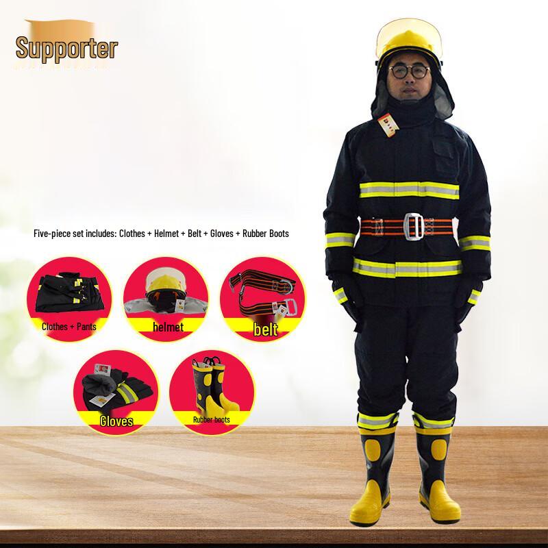 Rescuer 3C Certified Type 02 Firefighter Combat Suit Set