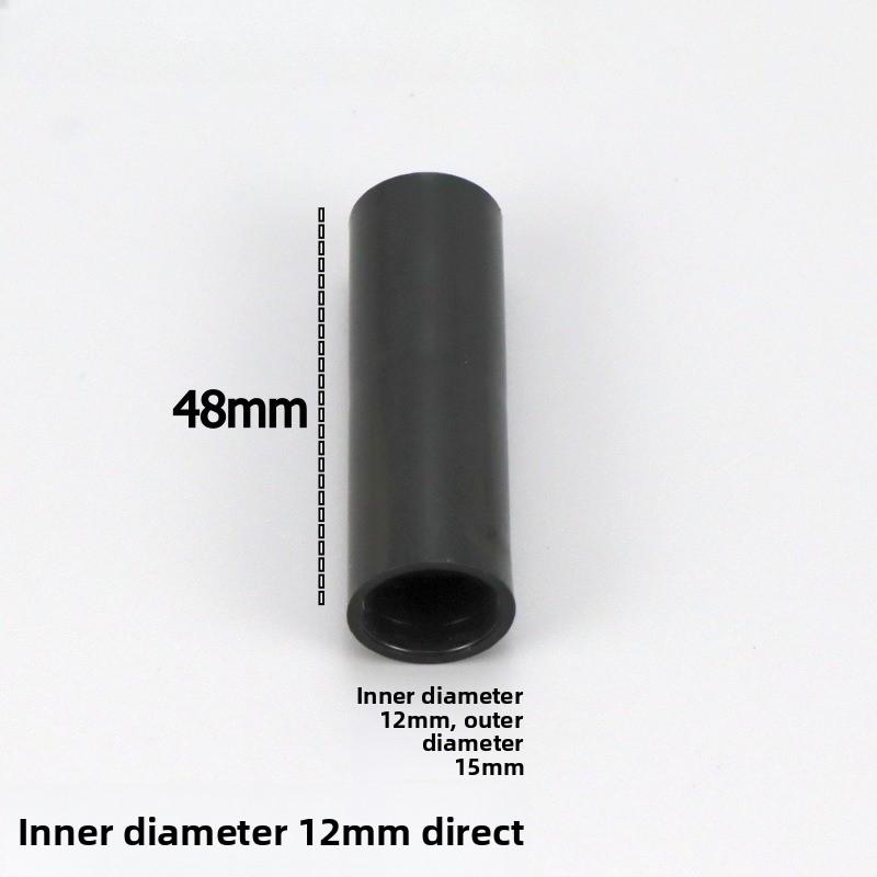 1 ks Černý konektor trubky DIY police Stan Pevný konektor Montážní díly Vnitřní průměr 8/12/16/19 mm ABS plast T-kus Čtyřcestný koleno Rovné spojení