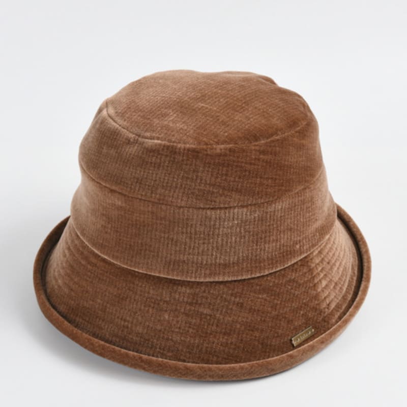 

LALA Премиальная бархатная шляпа - Коричневая ONE