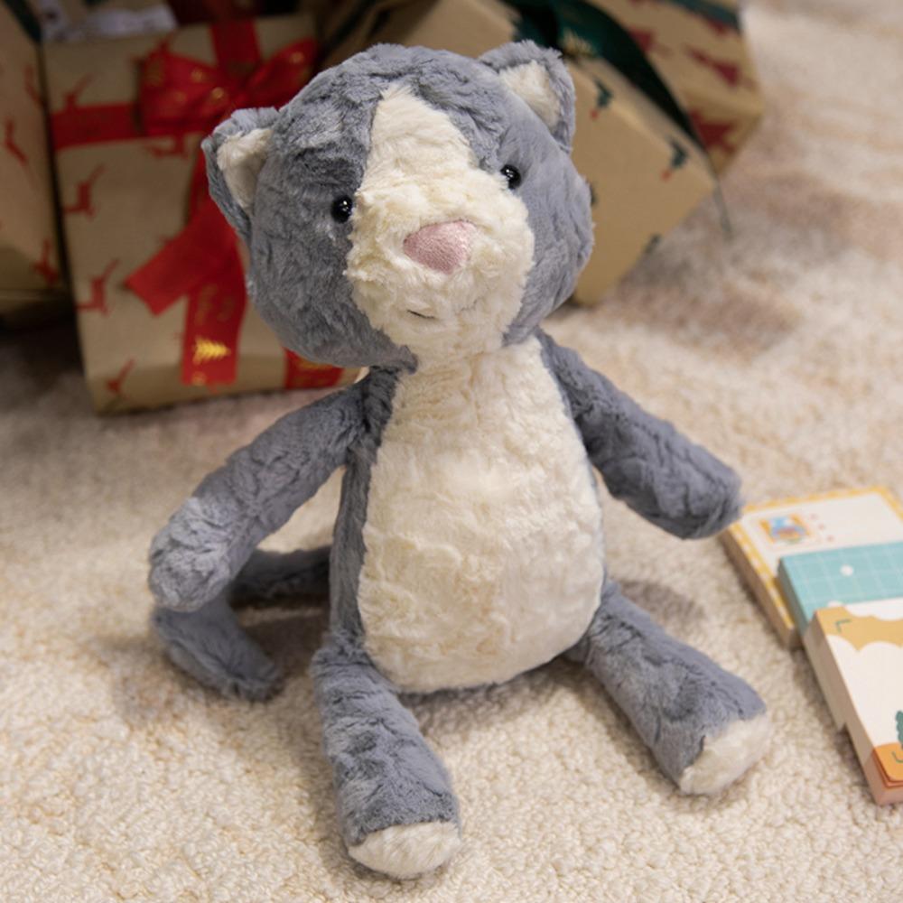 PP Cotton Monkey Plush Doll Grey Cat Animal Cat Plush Doll Panda Plush Toy  Children Girl