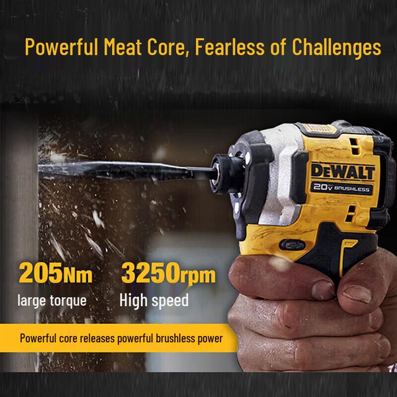 DEWALT 20V MAX* Brushless Cordless Impact Driver Kit CN Plug (adapter Included)