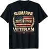 U.S Submarines Veteran Service T-Shirt Mens Womens Tees Top Military Patriotic Gift Unisex T-Shirt Mens Womens Tees Top