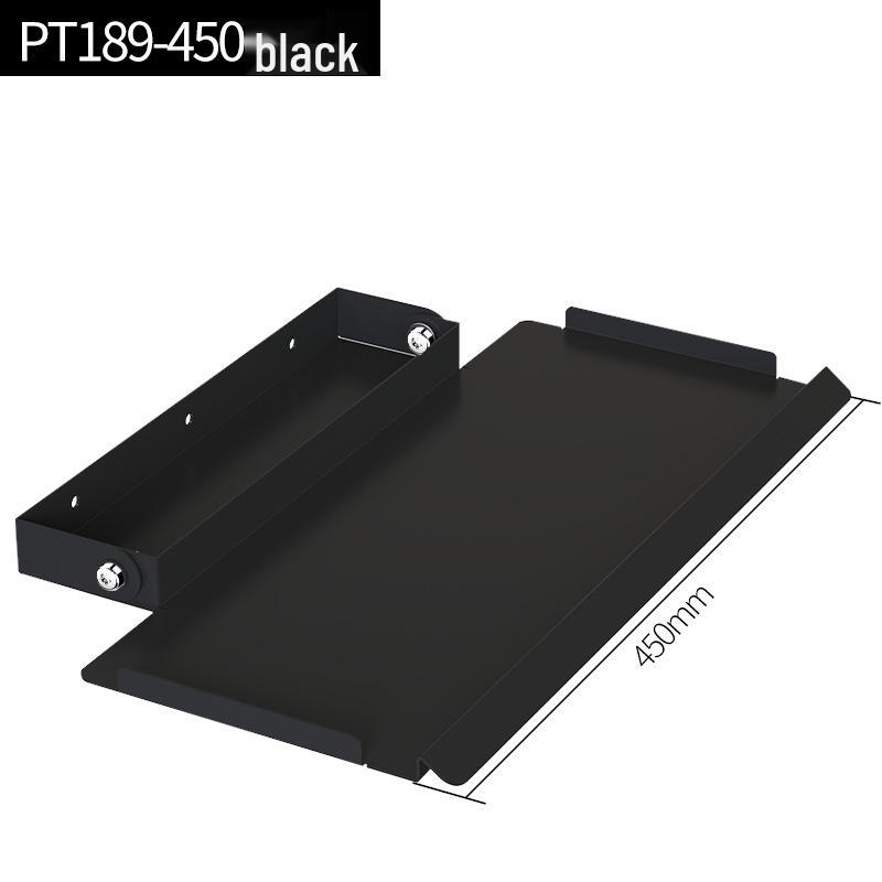 Adjustable Wall Mount Monitor & Keyboard Stand with Foldable Tray