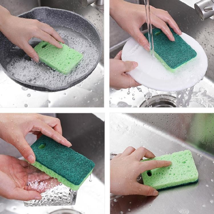 5/10Pieces Absorbent Kitchen Dish Sponge Perfect For Dishwashing And Household Cleaning Durability And Reusable Brushes