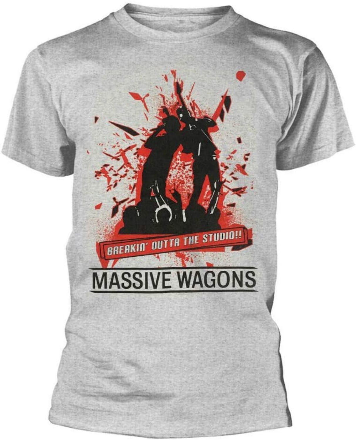Massive Wagons Rock T-Shirt S серый