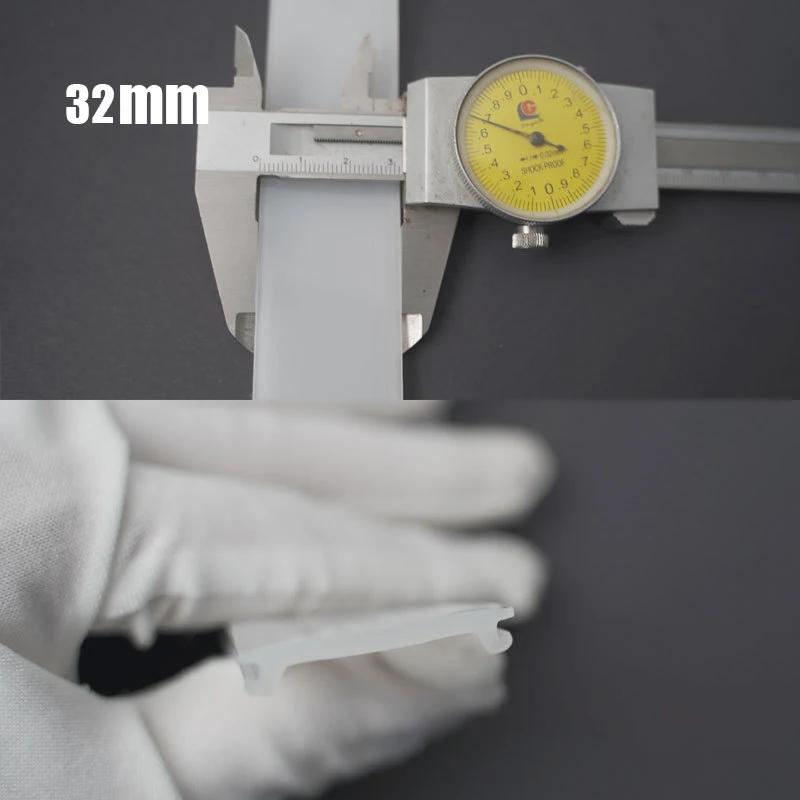 1-20m Led Aluminum Profile Silicone Diffuser Pendant Lamp Silicone Lampshade Flexible Channel Silicone Cover Plate Accessories