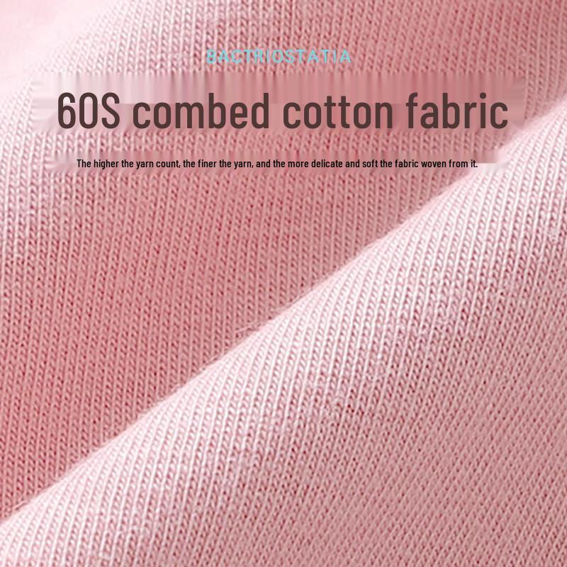 LANGSHA Women's Pure Cotton High-Waist Printed Briefs (4-Pack)