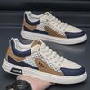 Zapatos de hombre nuevos de moda verano 2025 malla transpirable versátiles zapatos de lona de estudiante para hombre moda ligeros zapatos deportivos y de ocio
