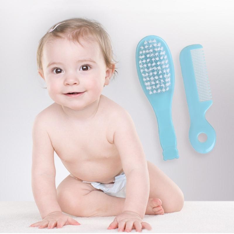 Baby Hair Brush Hair Comb Set Toddler Bathing Brush Newborn Head Massager Brush Infant Hair Grooming Comb Bath Brush