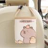 Car Trash Can, Cute Capybara, Practical Storage Box In the Car, Leather, Dirt-resistant Car Storage Bag