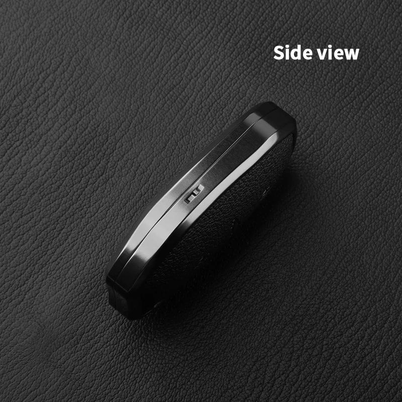 Metal And Leather Car Key Case Cover For Citroen C5 X C4L C6 C3-Xr Aircross 308 408 508 2008 3008 4008 5008 Ds 5Ls 4Saccessories