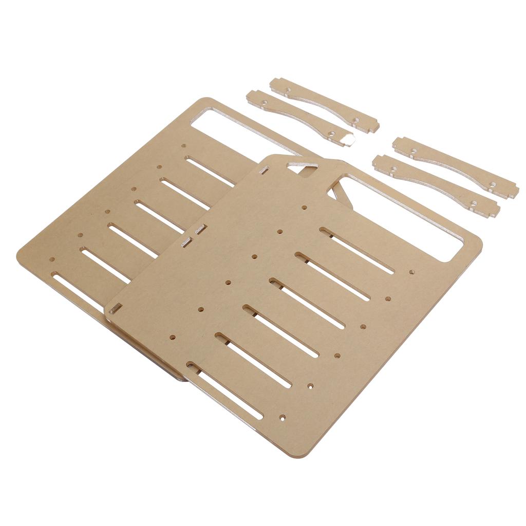 Acrylic Hard Drive Bracket DIY 3.5in Hard Disk Shelf HDD Transparent Cage YJY6F002