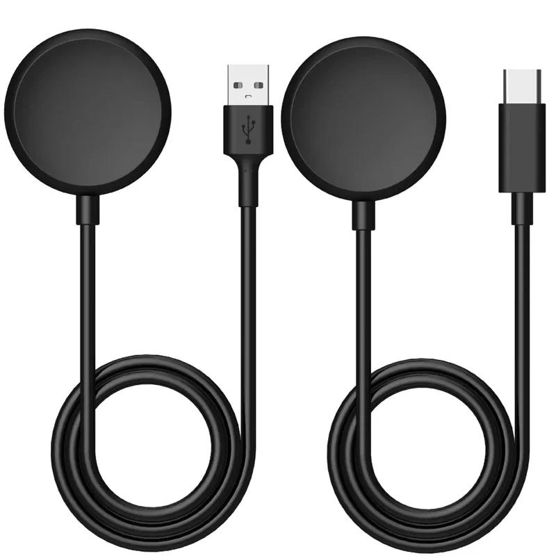 Type C Dokkladeradapter for Google Pixel Watch Smartklokke Magnetisk USB Ladekabel Base Ledning Tilbehør