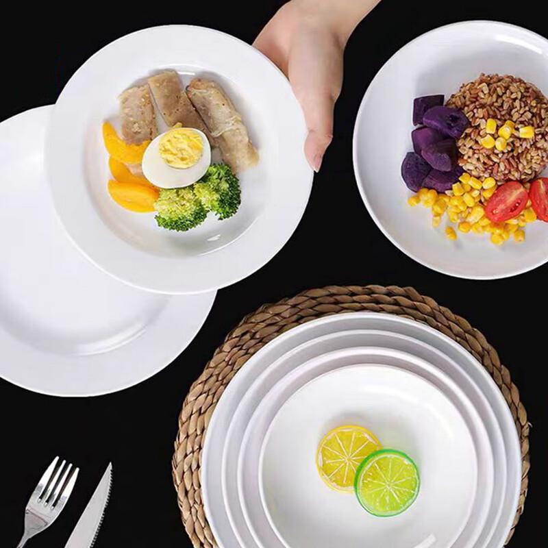8-inch Melamine Deep Round Serving Plate