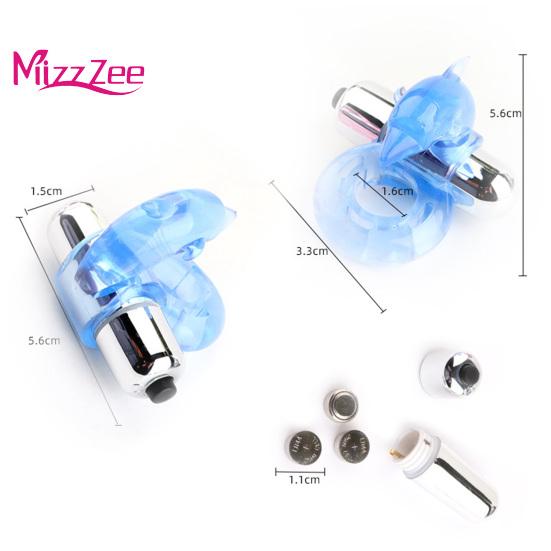 Mizz Zee Cock Universal Vibrating Ring Wireless Flirt Lock Delay Ejaculation Ring
