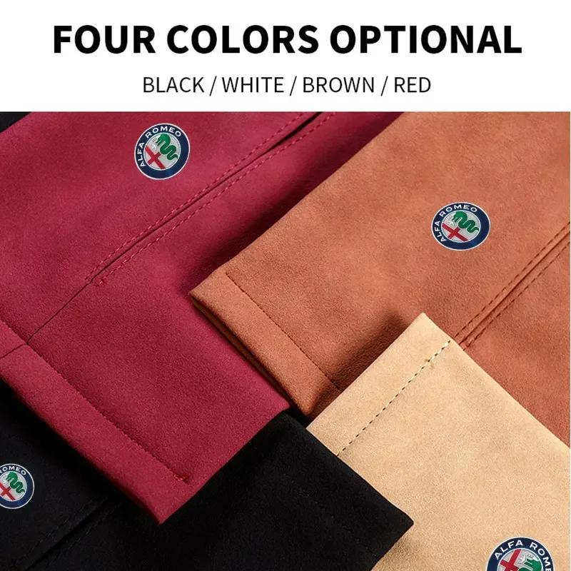 For Alfa Romeo Car Armrest Seat Back Center Console Tissue Bag For Alfa Romeo Giulia Stelvio Giulietta 156 159 147 Mito Tonale B