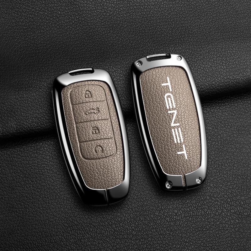 

Tenet T9 Car Key Case Protective Shell with Personalized T7 Buckle and T8 Keychain Box Packaging