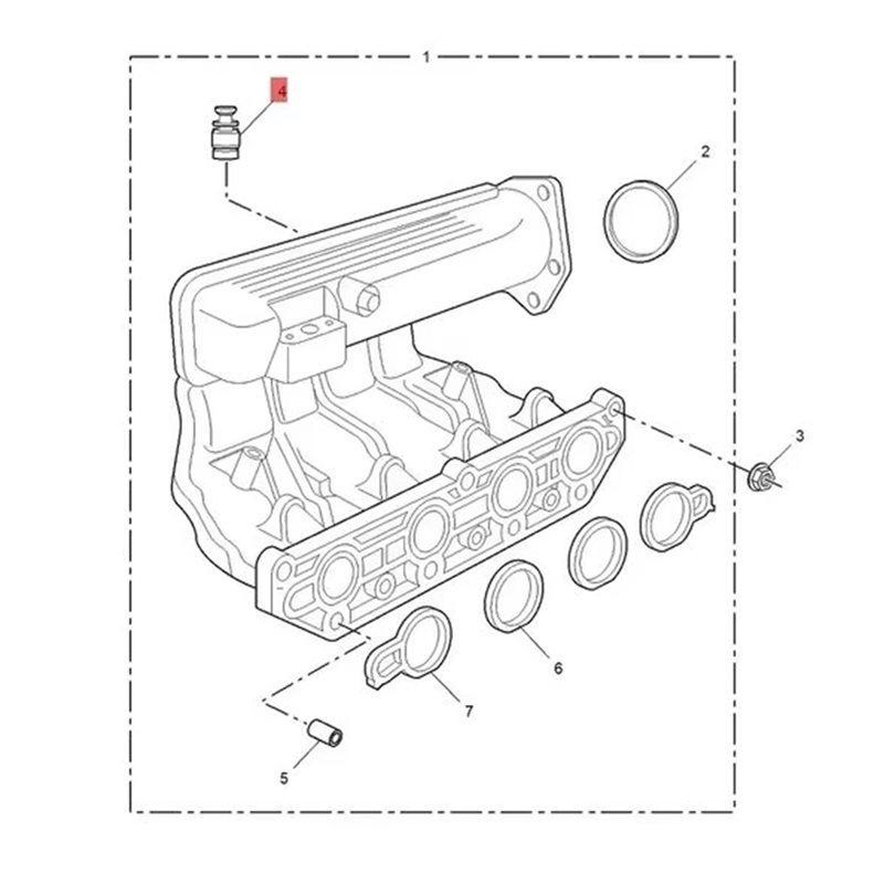 Precise Camshaft Cover Check Valve LZN100220 LZN100370 For Chinese SAIC ROEWE 750 MG7 2.5L V6 Engine Auto Car Motor Parts