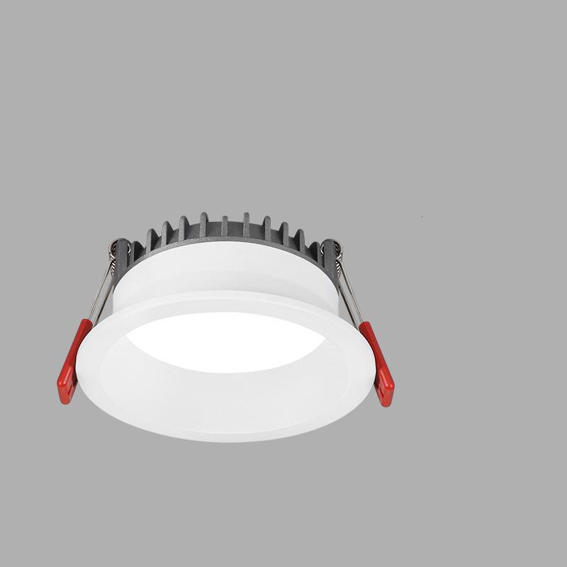 Eingebettetes LED-Downlight, blendfreier Scheinwerfer, Wohnzimmer, Flur, kein Hauptlicht, einstellbar, 9W12W, warmweißes Licht, Innenbeleuchtung