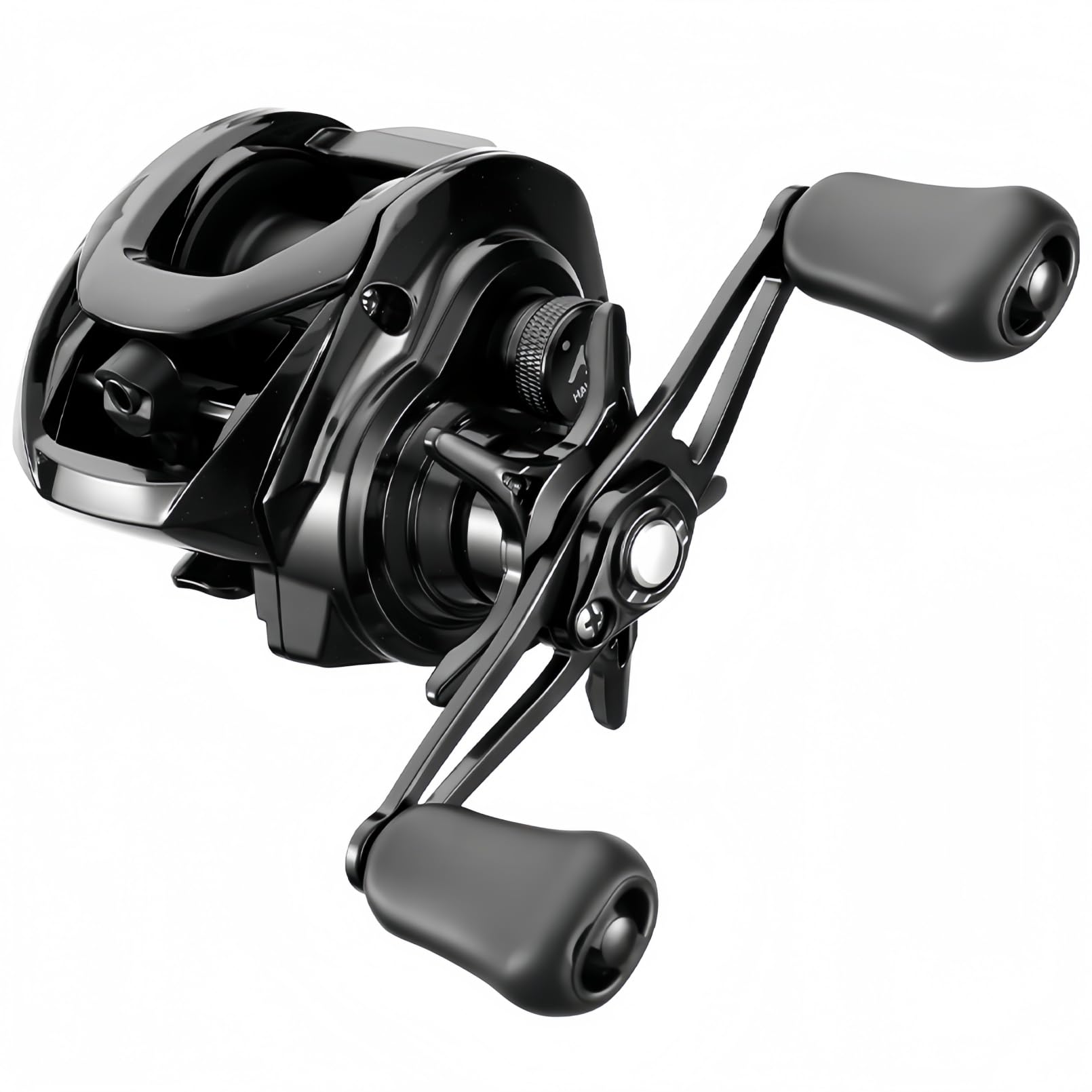Baitcasting reel with digitally controlled lure electronic sound electromagnetic 6kg drag for freshwater and saltwater use handle DC baitcasting