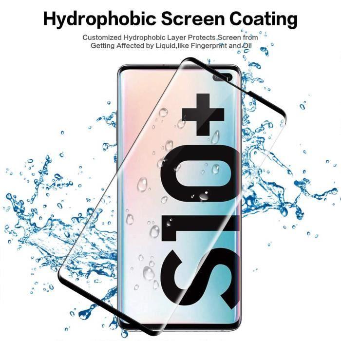 Film Protecteur - XICHAO - Samsung Galaxy S10 Plus - Verre Trempé - 3 Pièces - Protection Écran