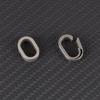 Titanium-alloy Key Rings One-piece Side Pushing Key Rings Closed Key Rings