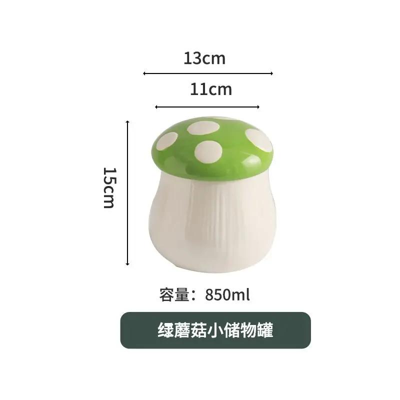 Red Mushroom Western Pasta Plate Ceramic Coffee Cup with Lid Fine Dessert Salad Bowl Kitchen Ceramic Stew Cup Mushroom Garnish