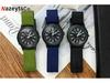 Luminous Waterproof Nylon Watch, 24-Hour Dial, for Youth and Adults, Unisex Sport Military Design