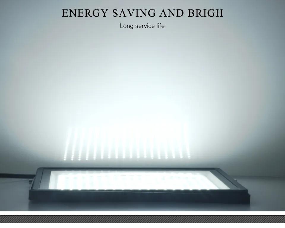 300W LED Floodlight 200W 100W Outdoor Spotlight Tempered Glass Flood Lights IP66 Waterproof LED Projector 150W Wall Light 220V