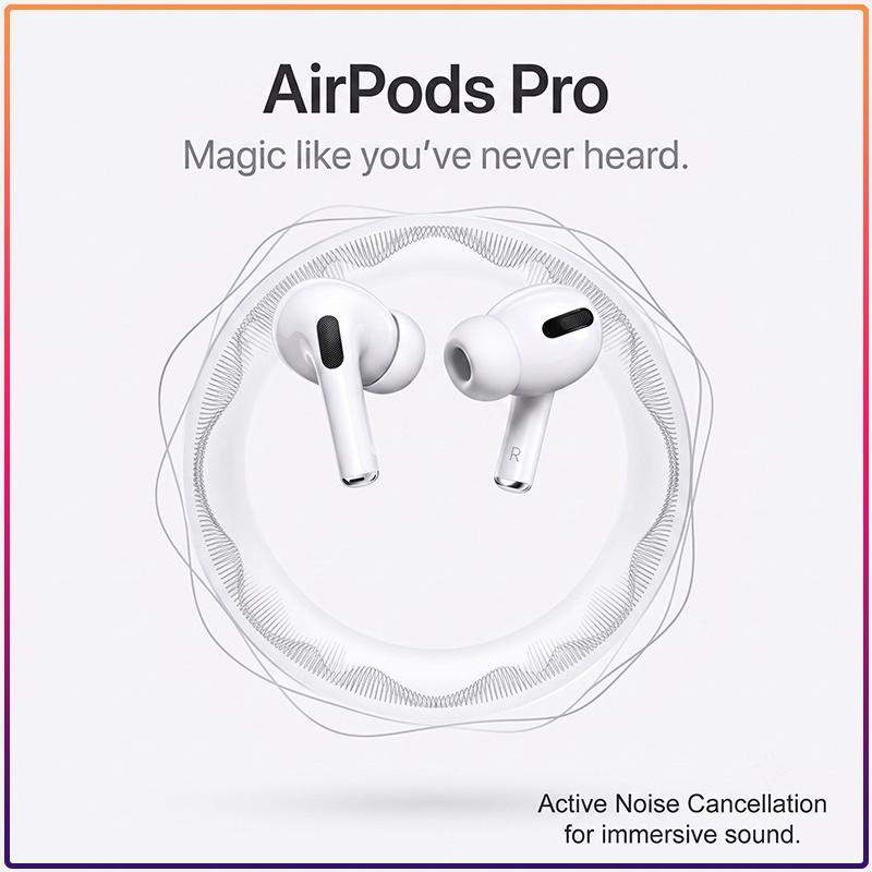 AirPods Pro In-Ear True Wireless Headset Klare Anrufe Geringe Latenz Geräuschunterdrückung Tragbares Ladecase Für iOS Android Smartphone