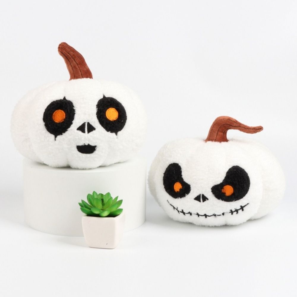 3D Ghost Plush Doll PP Cotton Halloween Plush Toy Sleeping Pillow Pumpkin Pillow Throw Kids Gift