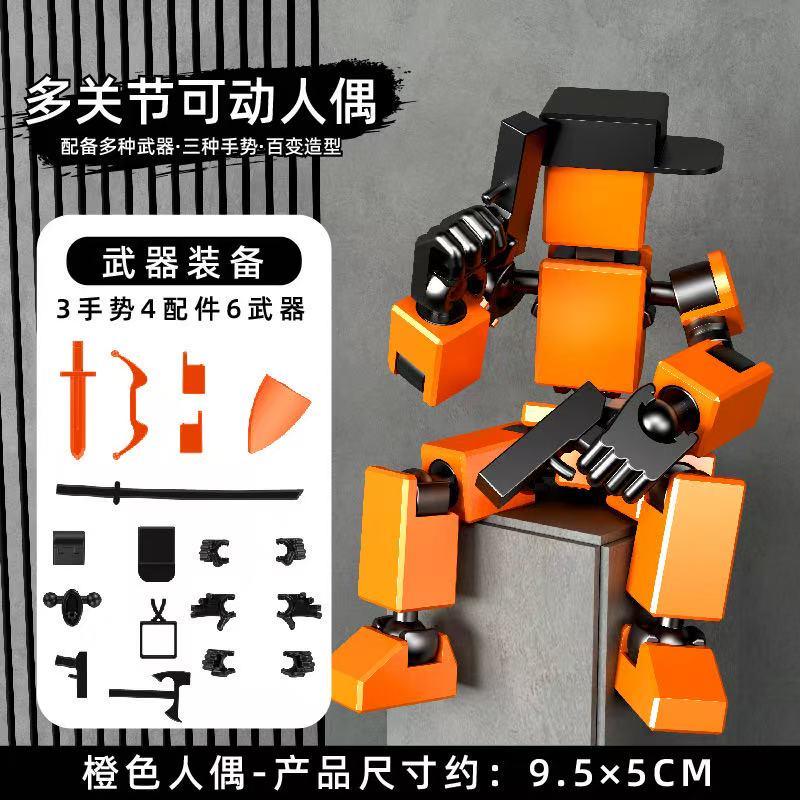 

Creative Multi-Jointed Movable Shapeshift Robot 3.0 3D Printed Mannequin Dummy Action Model Doll Toy Kid Christmas Decora Gift 9