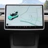 For Tesla Model Y Juniper 2025 Center Console GPS Screen Frame Protector Cover New Model 3 Highland 2024 Plaid Decor Accessories