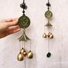 Factory Price Wind Chimes Metal Plastic Ancient Hanging Ornament for Home Yard Garden Balcony Decoration Bronze Bell Pendant