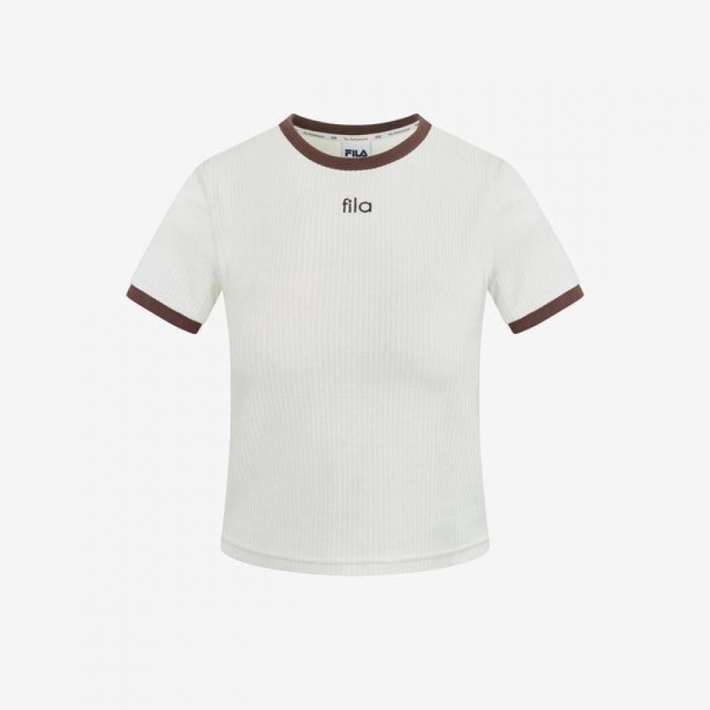 

Fila Ribbed Cap Built In Crop Tee CRM/W80