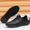 Men's Real Leather Shoes Travel Shoes Real Leather Men's Running Shoes Autumn and Winter Trendy Sports Shoes Korean Version Casual Thick Sole