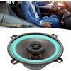 Car Coaxial Audio Speakers Stereo, 100W 4 Ohm Mid Range High Sensitivity 5 Inch 2 Way Car Coaxial Speaker for All Car Sound Systems