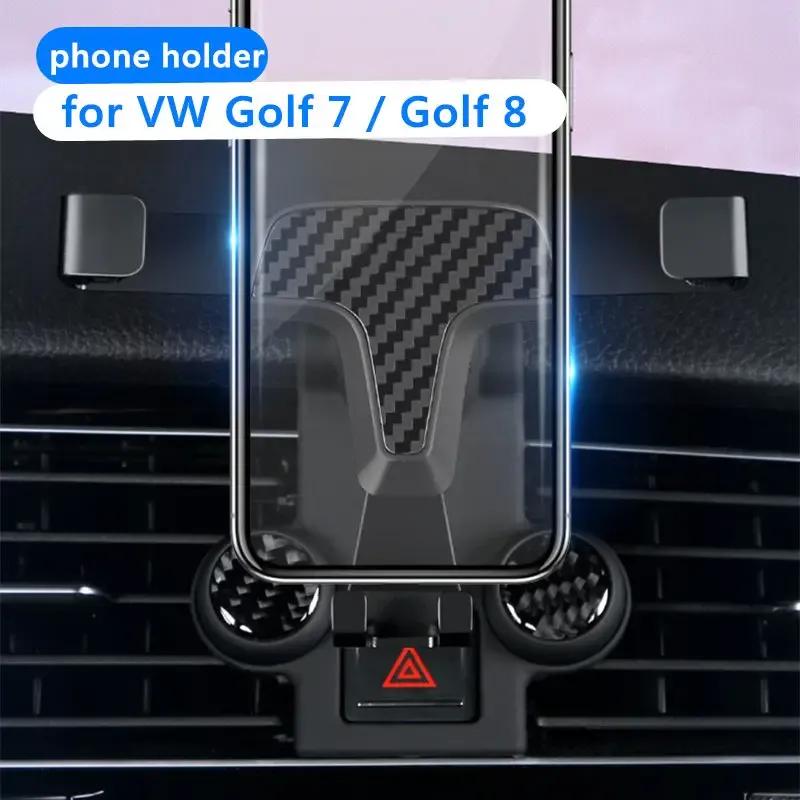 Volkswagen VW Golf8 Golf7 MK7 MK5 MK4 İçin Araç Telefon Tutucu Montaj Klipsi Standı GPS Navigasyon Braketi Golf aksesuarları