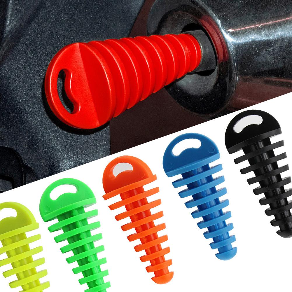Motorcycle Exhaust Pipe Plug Muffler Wash Plug Pipe Protector Motocross Tailpipe Rubber Air Bleeder Move Blow-down Silencer